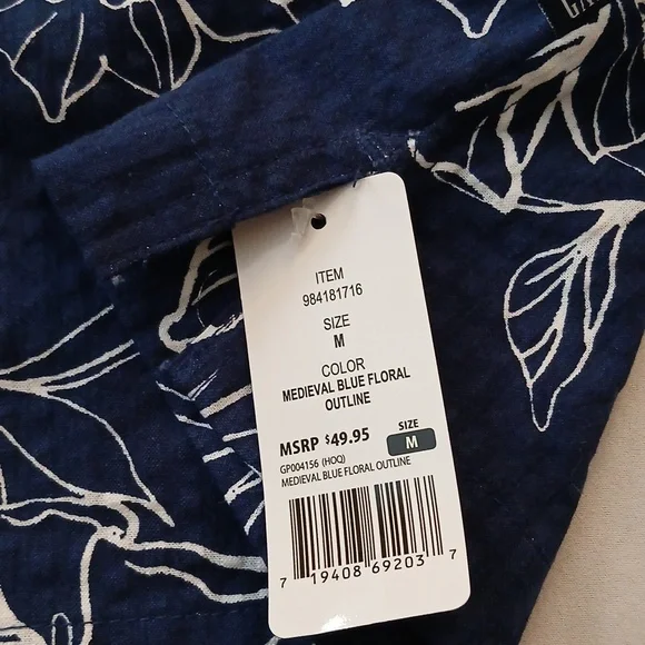 GAP Mens Hawaiian Shirt - Picture 3 of 9